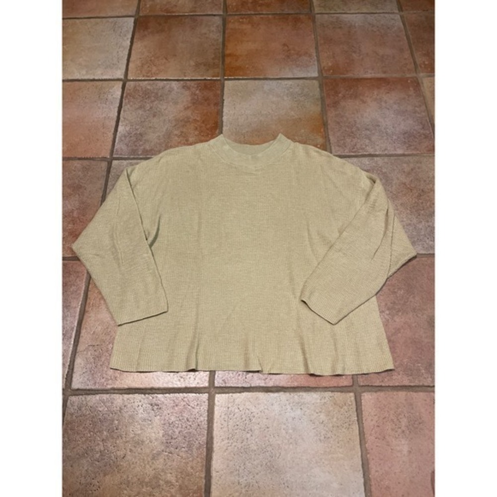 Free people, beach, ribbed, boxy, oversized, sweater, size extra small
